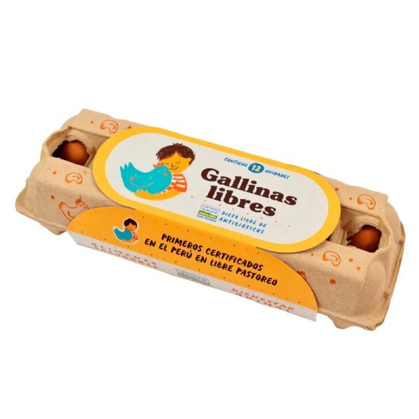 HUEVOS DE GALLINA LIBRE 12 UND.