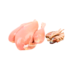 POLLO ENTERO FRESCO SIN PIEL CON MENUDENCIA